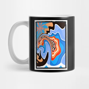 Wave infusion abstract Mug